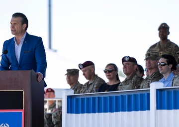 SD Delivers Remarks at 82nd Airborne Division Review at Fort Bragg