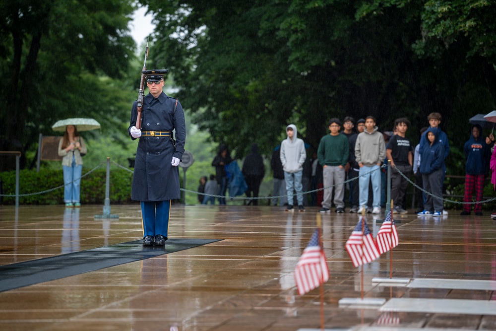 The Old Guard's 77th Year of “Flags In” at Arlington National Cemetery