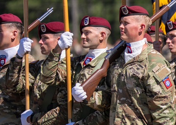 SD Delivers Remarks at 82nd Airborne Division Review at Fort Bragg