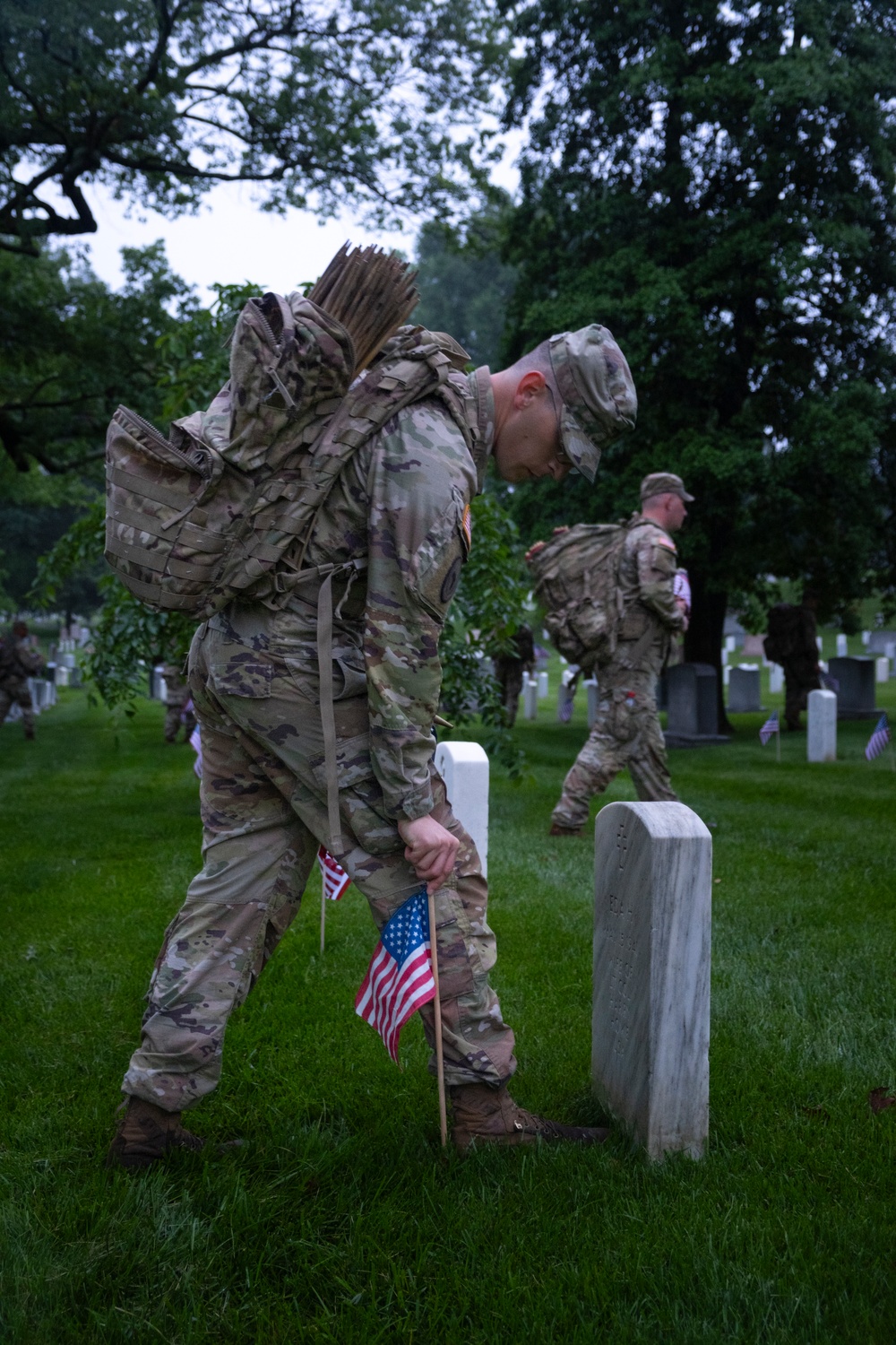The Old Guard's 77th Year of “Flags In” at Arlington National Cemetery