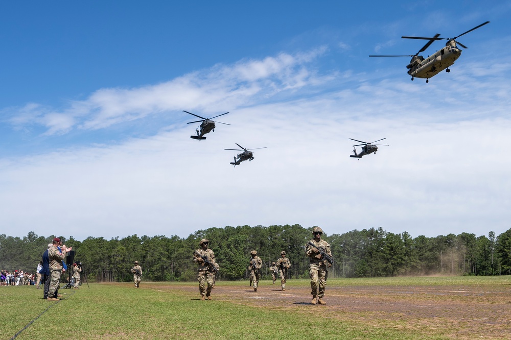 SD Delivers Remarks at 82nd Airborne Division Review at Fort Bragg