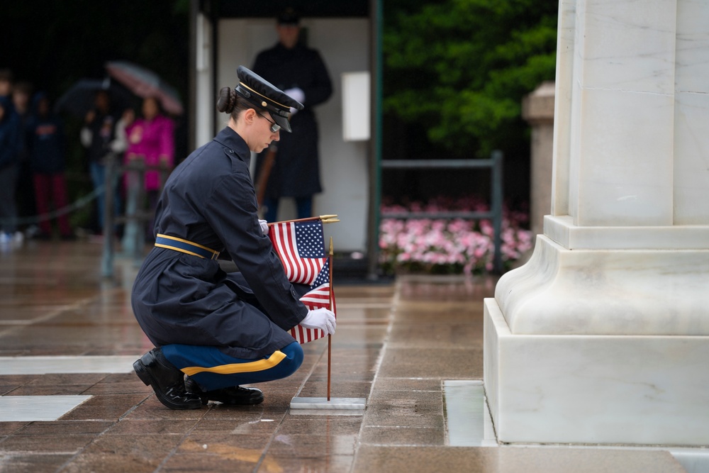 The Old Guard's 77th Year of “Flags In” at Arlington National Cemetery