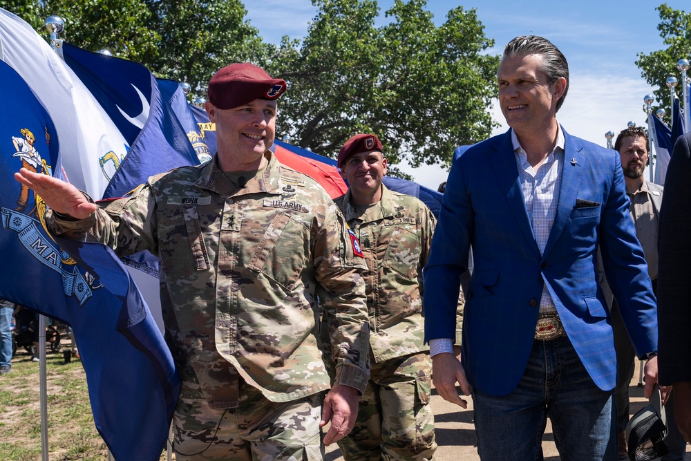 SD Delivers Remarks at 82nd Airborne Division Review at Fort Bragg