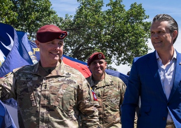 SD Delivers Remarks at 82nd Airborne Division Review at Fort Bragg