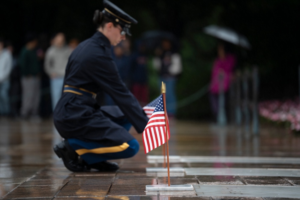 The Old Guard's 77th Year of “Flags In” at Arlington National Cemetery