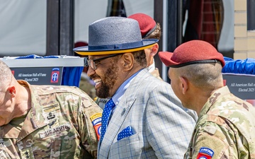 The All American Hall of Fame inducts  retired Command Sgt. Maj. Basnight