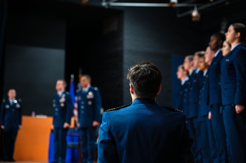 355th Wing commander attends AFROTC Detachment 020 commissioning ceremony