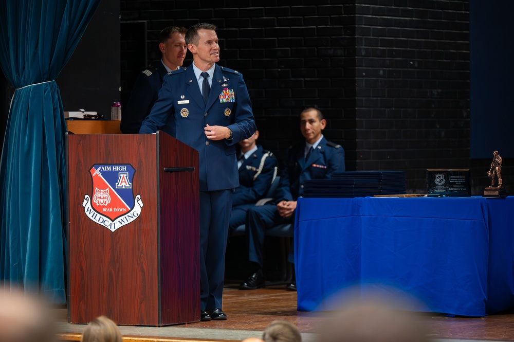 355th Wing commander attends AFROTC Detachment 020 commissioning ceremony