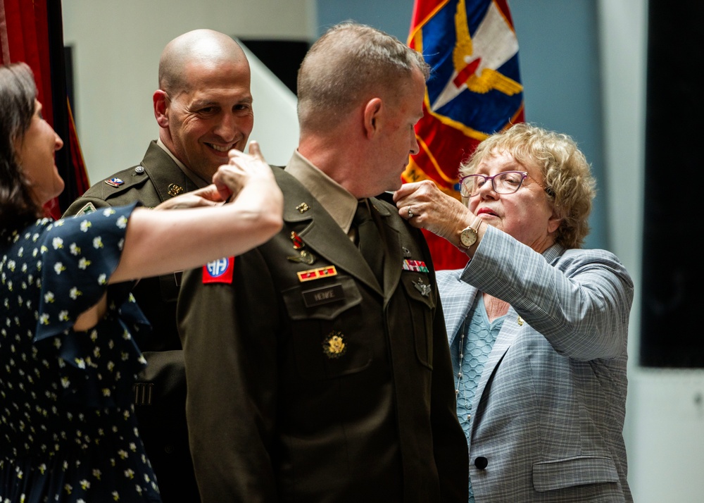 Henke Frocked to Brigadier General at Fort Sill Ceremony