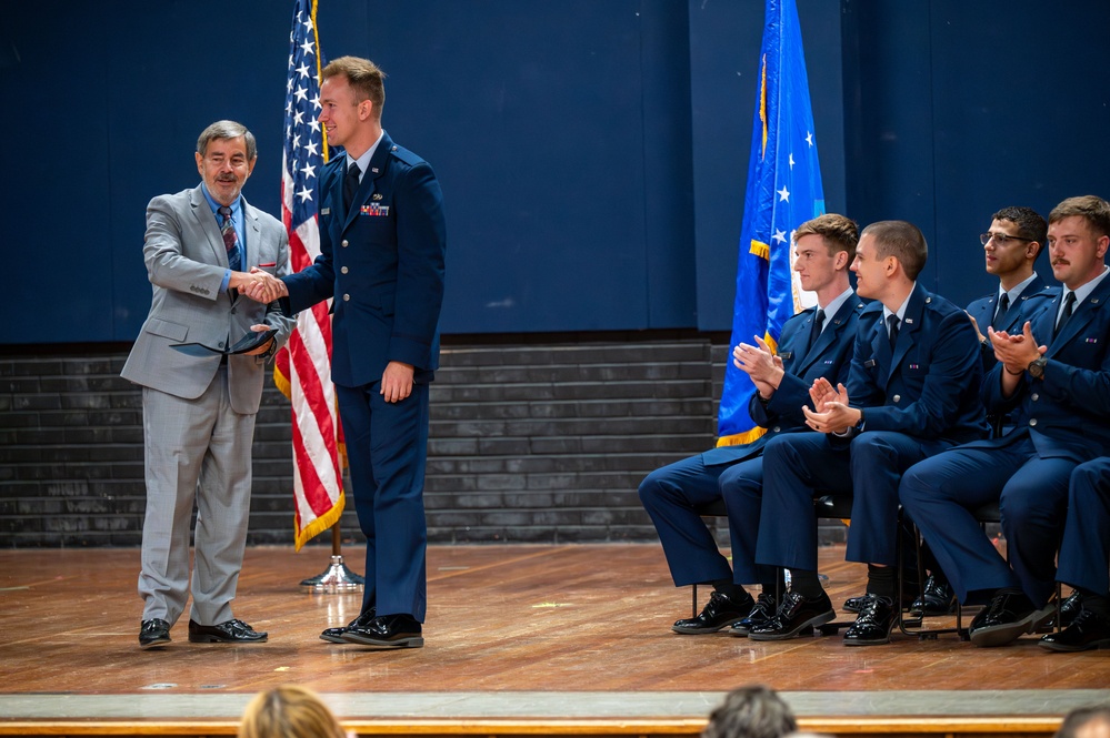 355th Wing commander attends AFROTC Detachment 020 commissioning ceremony