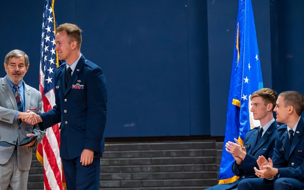 355th Wing commander attends AFROTC Detachment 020 commissioning ceremony