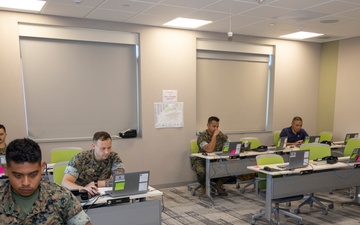 MCAS Miramar Marines participate in an Emergency Operations Center during Semper Durus 2025