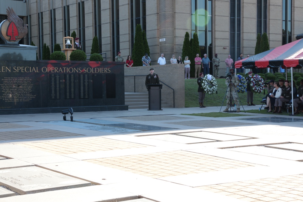 USASOC 2025 Memorial Day Ceremony