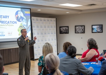 507 ARW Commander Speaks at Military Appreciation Luncheon