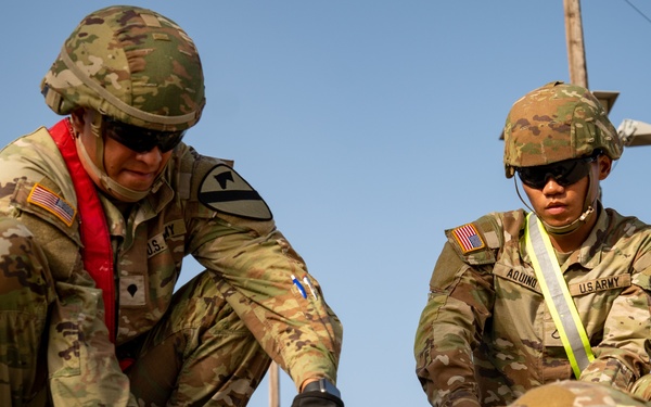 1st Cavalry Division conducts Railhead Operations for Army Birthday