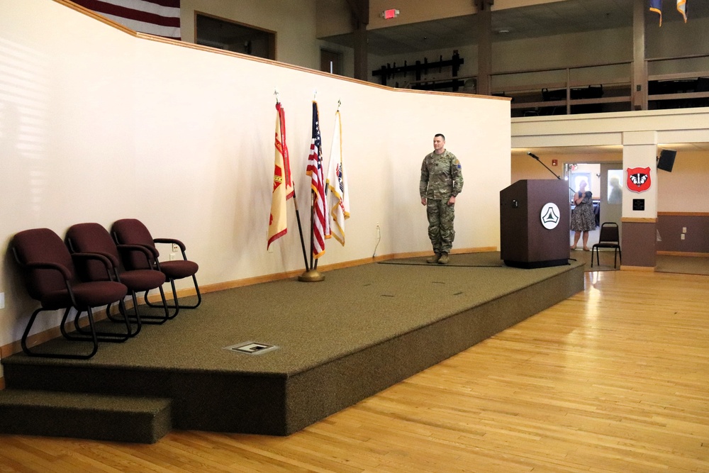 U.S. Army Garrison-Fort McCoy welcomes new command sergeant major during May change-of-responsibility ceremony