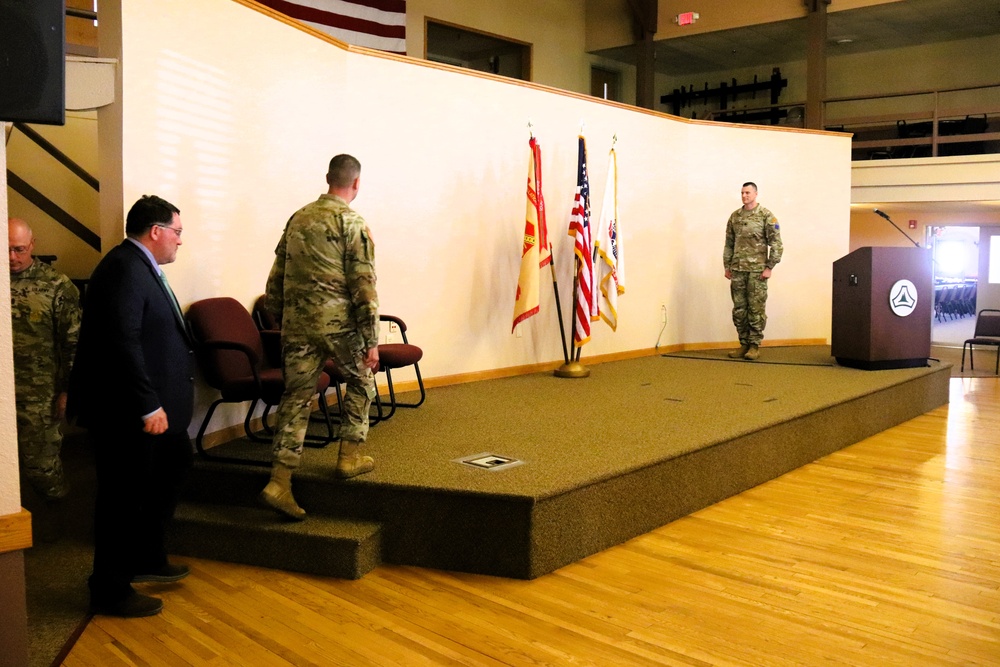 U.S. Army Garrison-Fort McCoy welcomes new command sergeant major during May change-of-responsibility ceremony