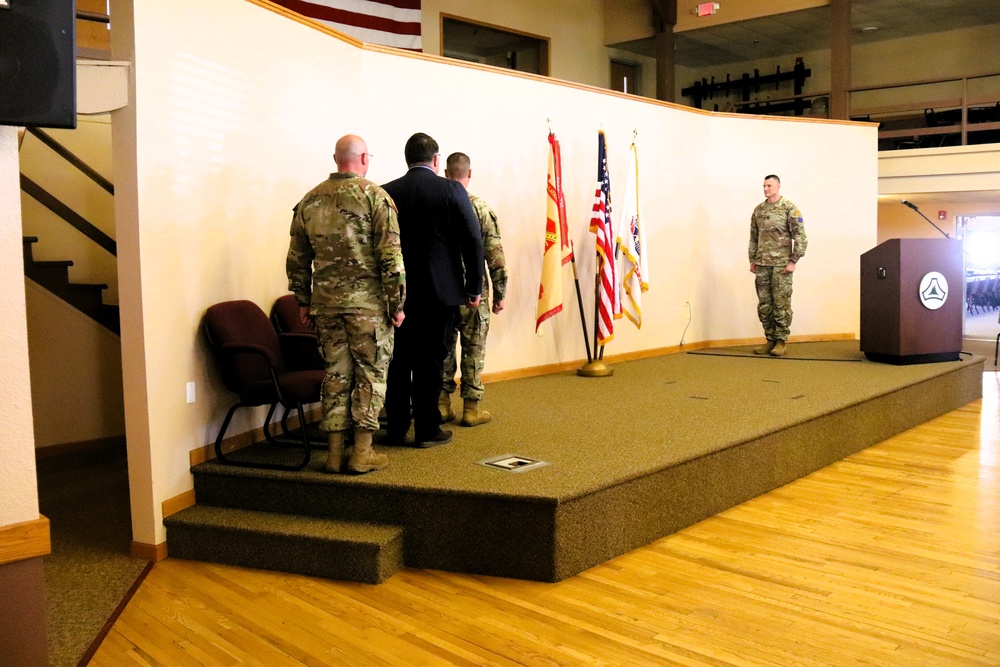 U.S. Army Garrison-Fort McCoy welcomes new command sergeant major during May change-of-responsibility ceremony