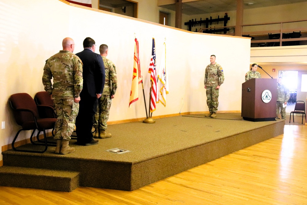 U.S. Army Garrison-Fort McCoy welcomes new command sergeant major during May change-of-responsibility ceremony