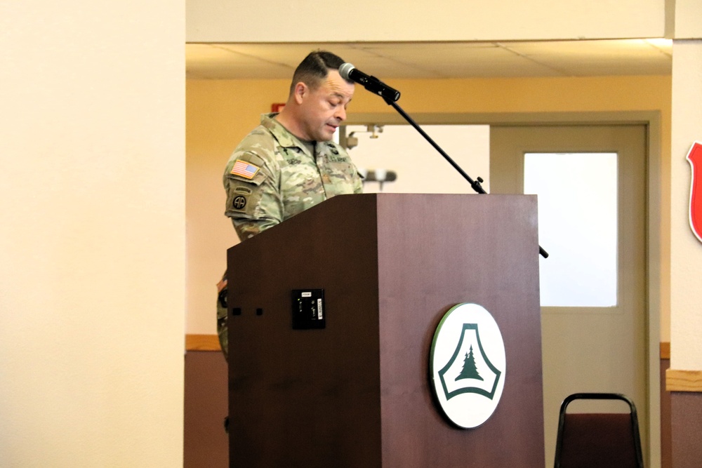 U.S. Army Garrison-Fort McCoy welcomes new command sergeant major during May change-of-responsibility ceremony