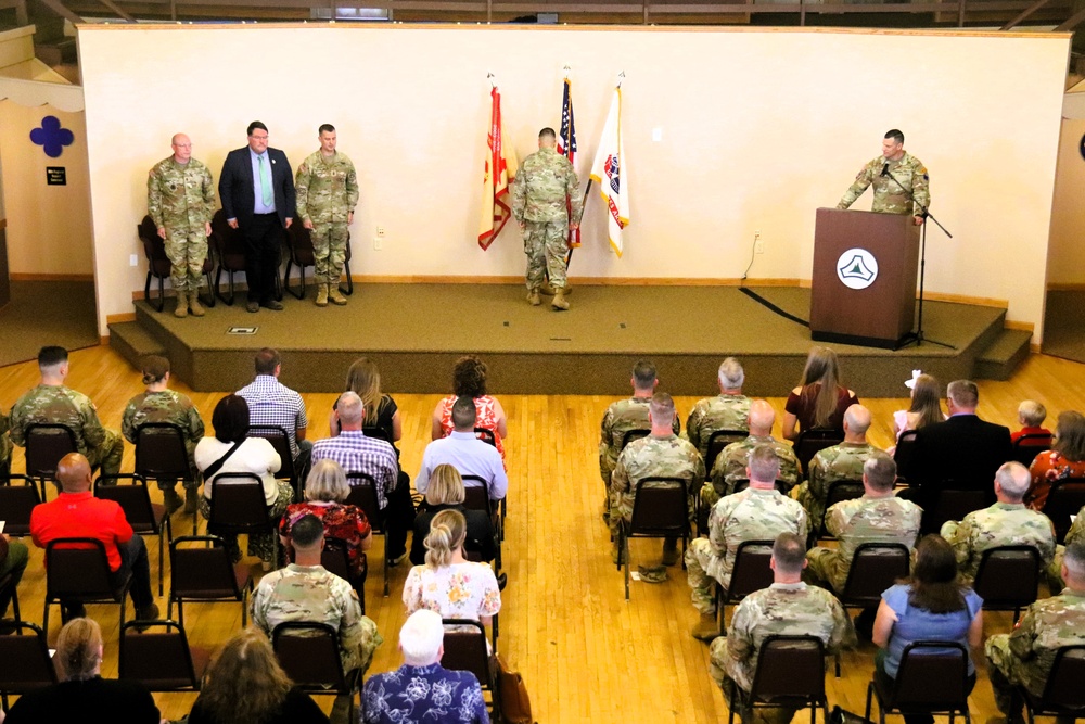 U.S. Army Garrison-Fort McCoy welcomes new command sergeant major during May change-of-responsibility ceremony