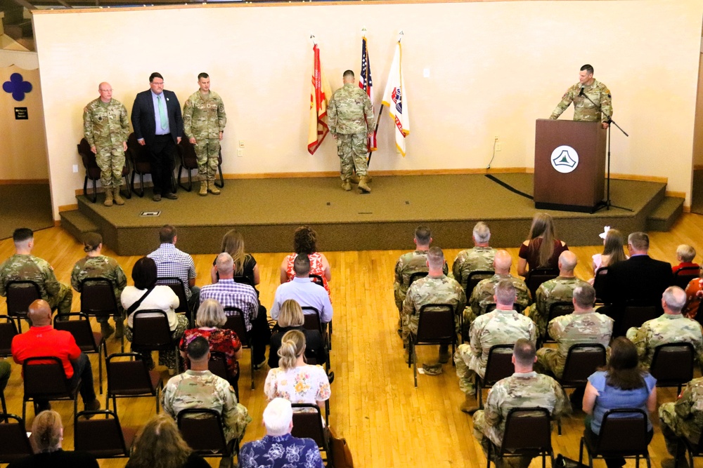 U.S. Army Garrison-Fort McCoy welcomes new command sergeant major during May change-of-responsibility ceremony
