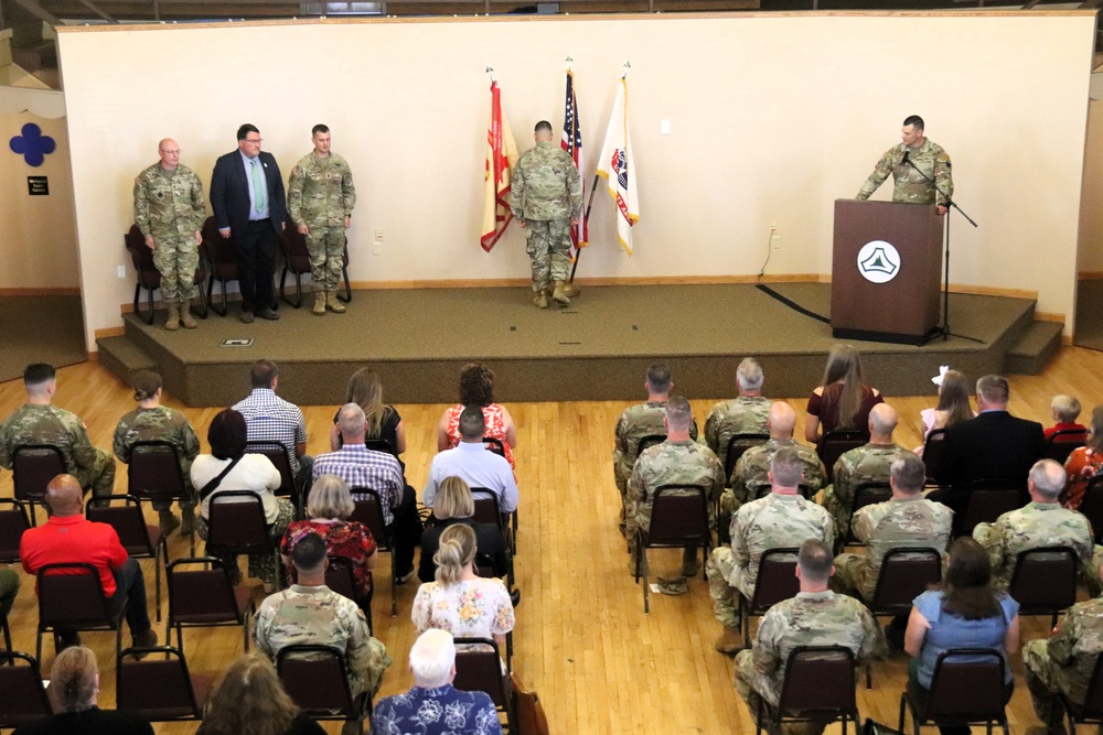 U.S. Army Garrison-Fort McCoy welcomes new command sergeant major during May change-of-responsibility ceremony