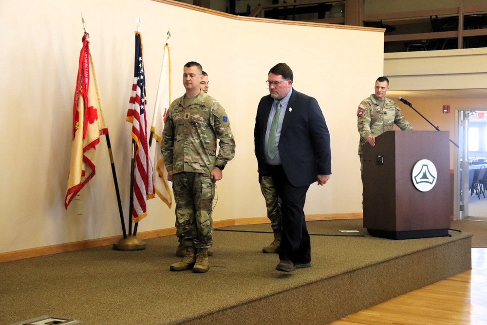 U.S. Army Garrison-Fort McCoy welcomes new command sergeant major during May change-of-responsibility ceremony