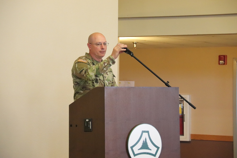 U.S. Army Garrison-Fort McCoy welcomes new command sergeant major during May change-of-responsibility ceremony