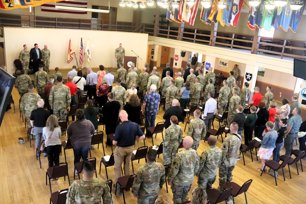 U.S. Army Garrison-Fort McCoy welcomes new command sergeant major during May change-of-responsibility ceremony
