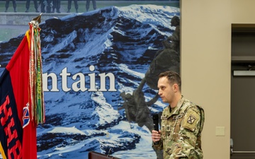 Signal Intelligence and Sustainment Company, Headquarters and Headquarters Battalion, 10th Mountain Division (LI) Change of Command Ceremony