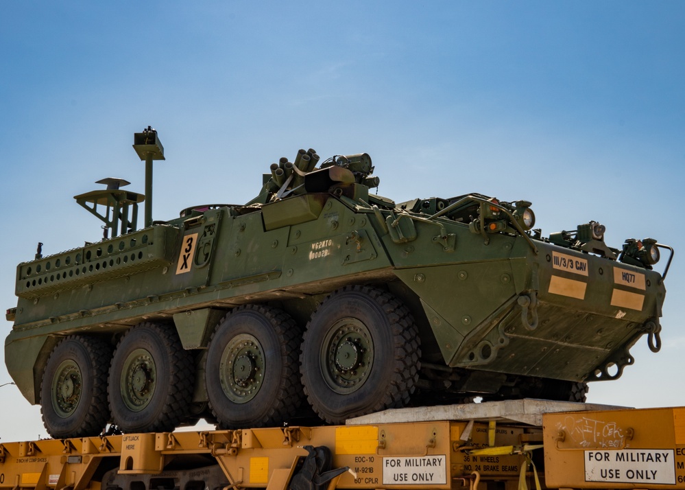 1st Cavalry Division conducts Railhead Operations for Army Birthday