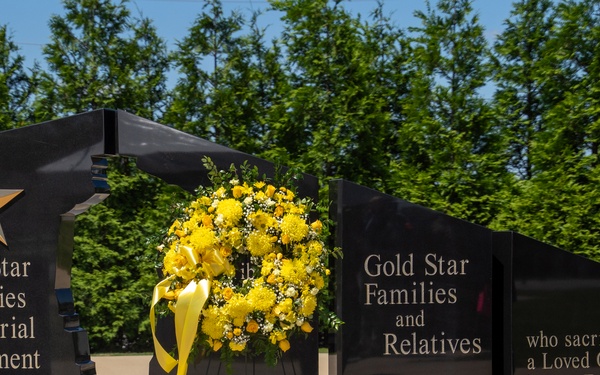 Gold Star Family Memorial Monument Wreath Laying