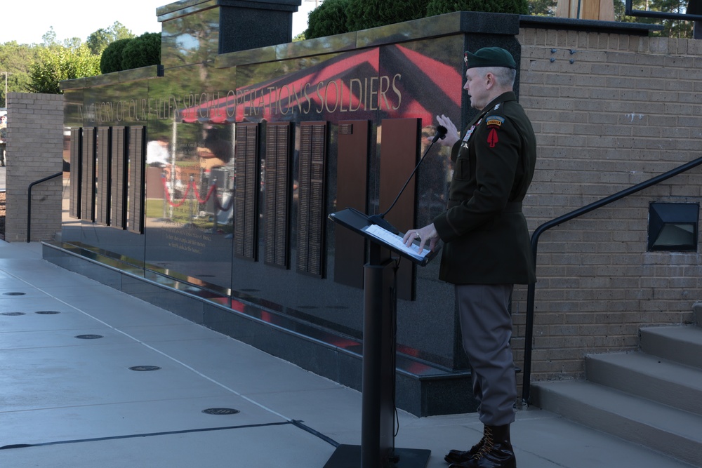 USASOC 2025 Memorial Day Ceremony