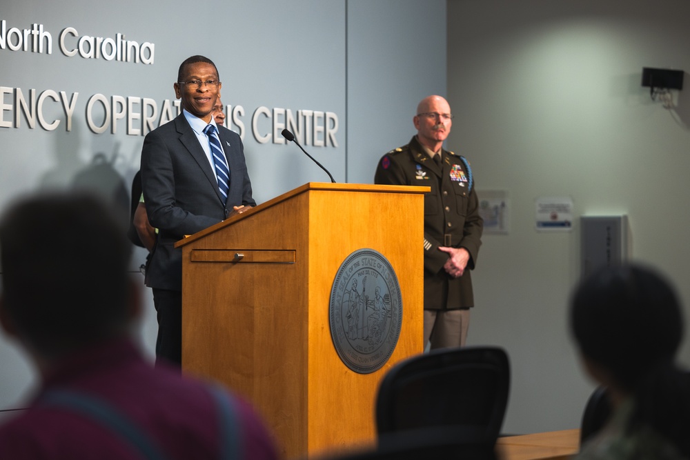 NC Guard Hosts Ambassador of Botswana Press Conference