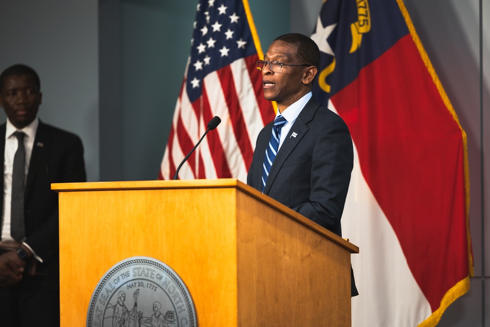 NC Guard Hosts Ambassador of Botswana Press Conference