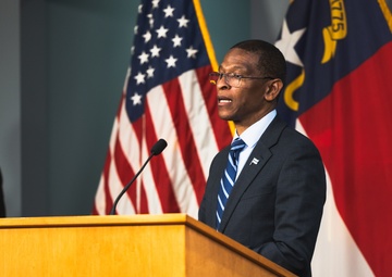 NC Guard Hosts Ambassador of Botswana Press Conference