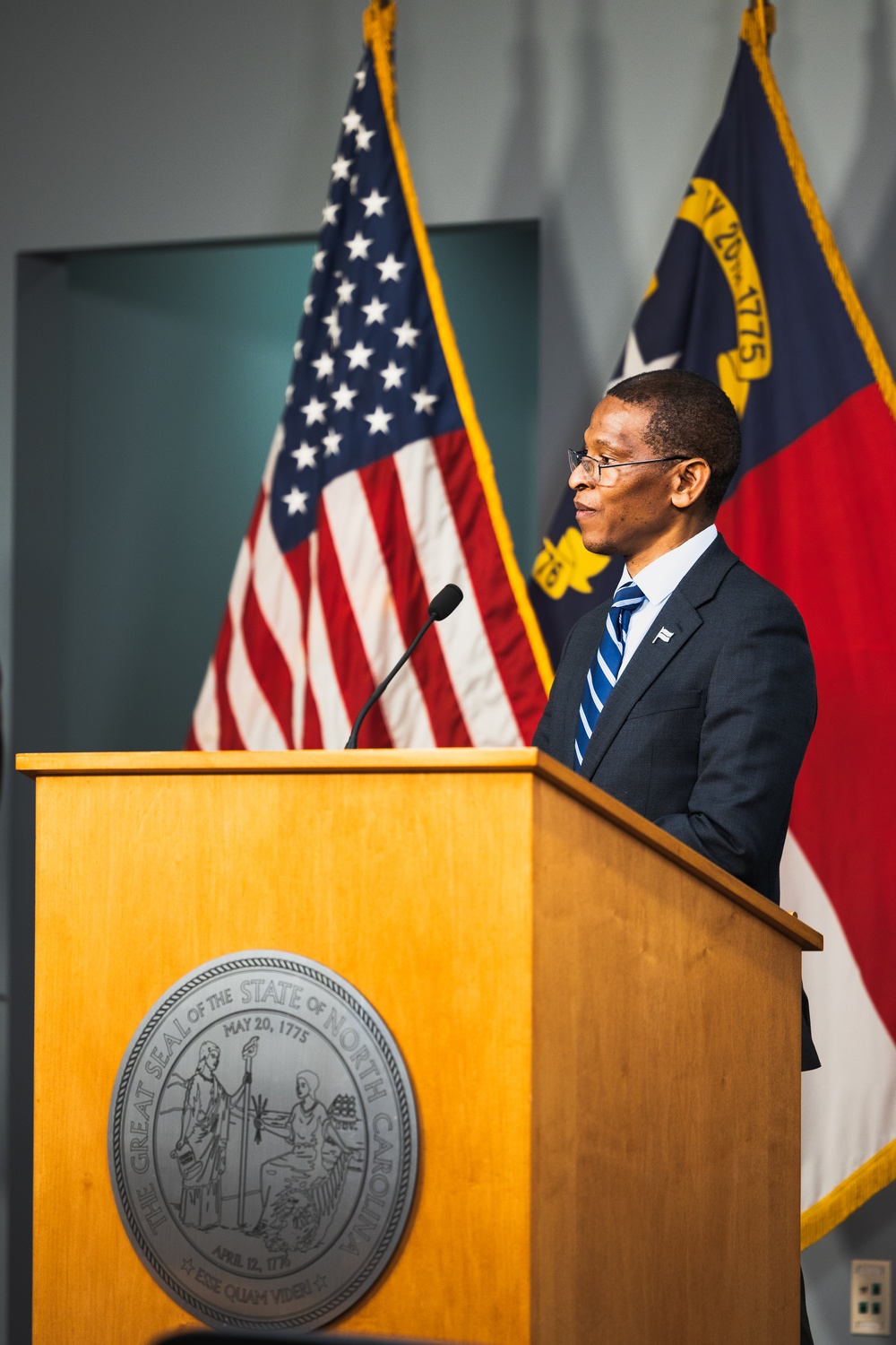 NC Guard Hosts Ambassador of Botswana Press Conference