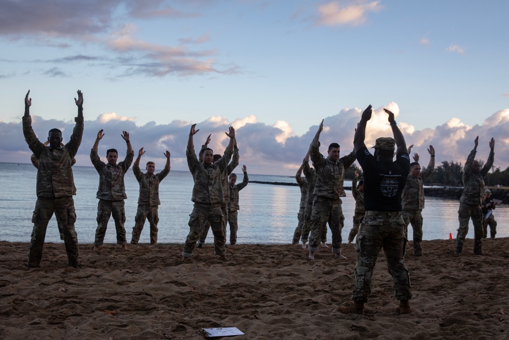 25th DSTB Leaders Beach PT