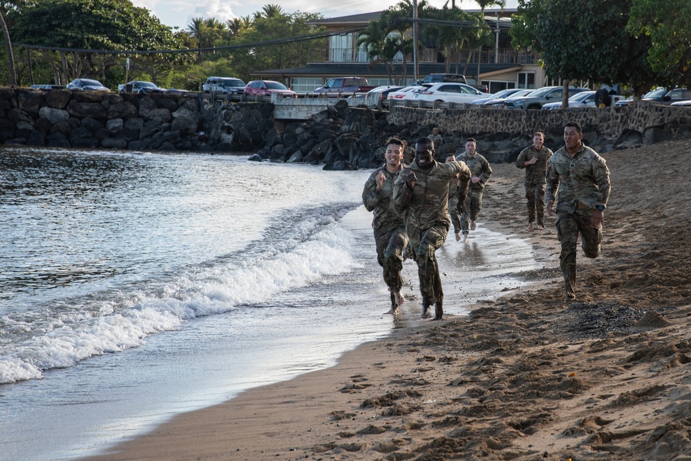25th DSTB Leaders Beach PT