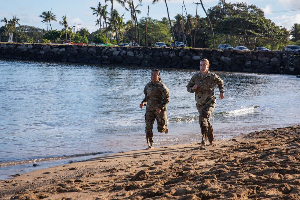 25th DSTB Leaders Beach PT