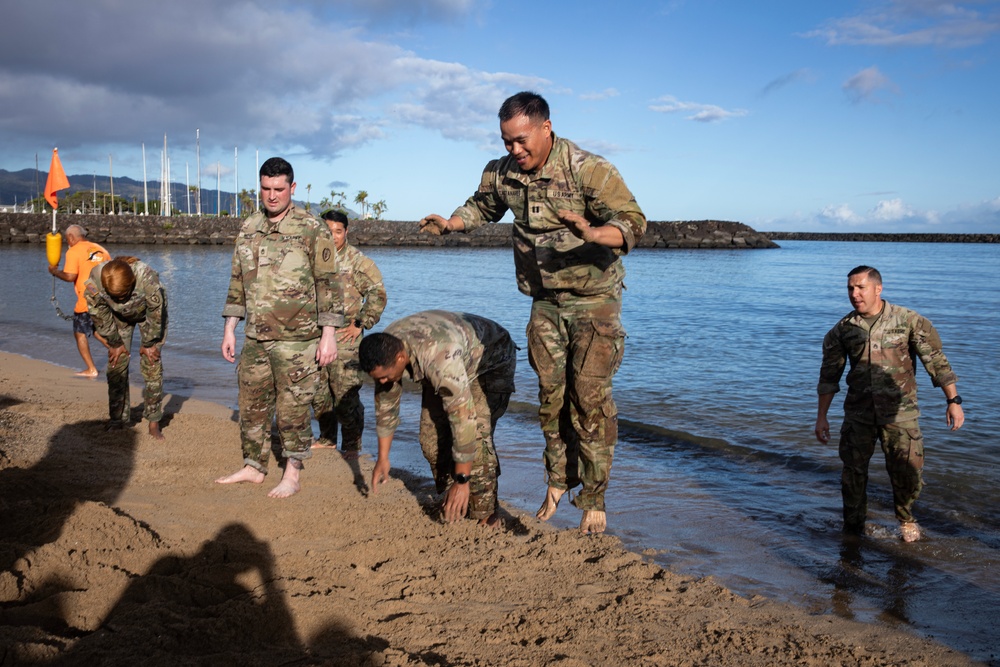 25th DSTB Leaders Beach PT
