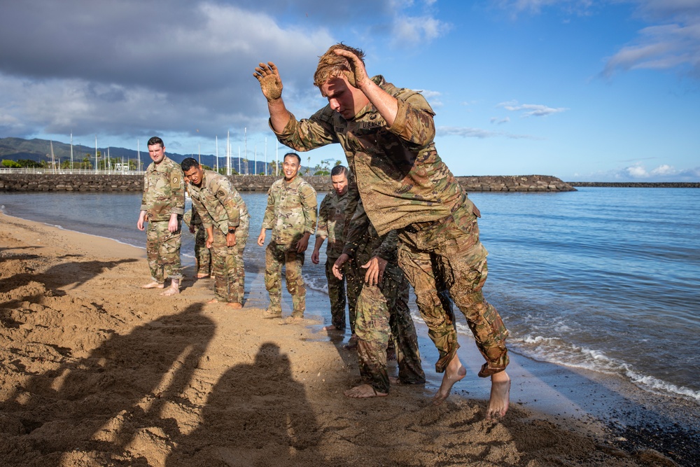 25th DSTB Leaders Beach PT