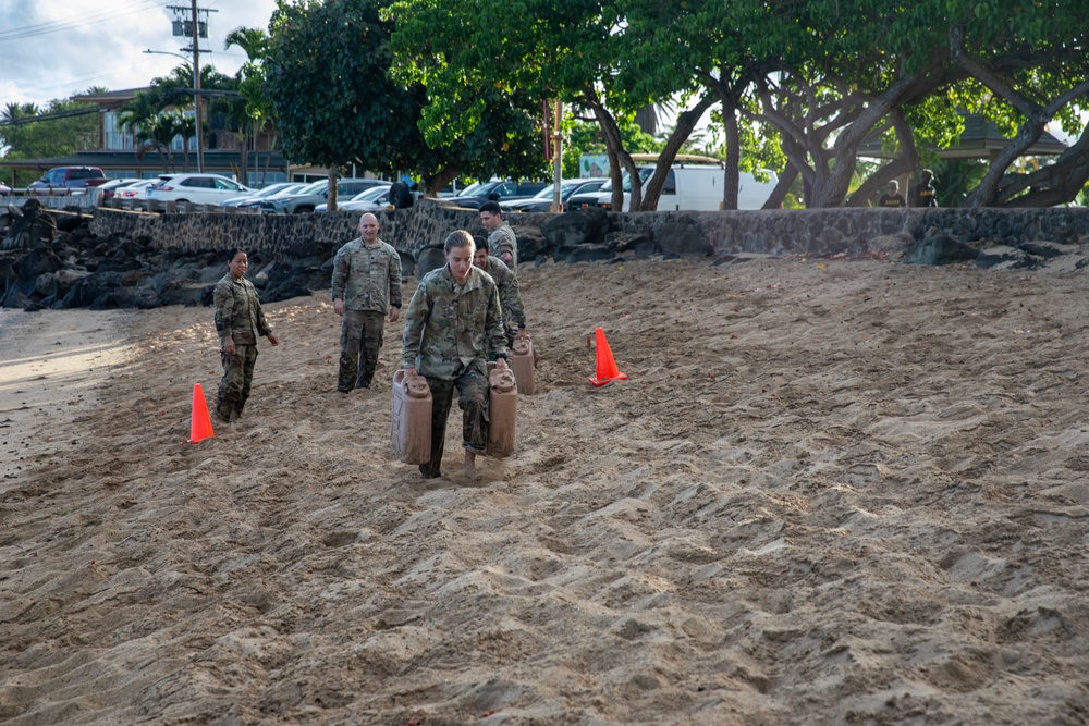 25th DSTB Leaders Beach PT