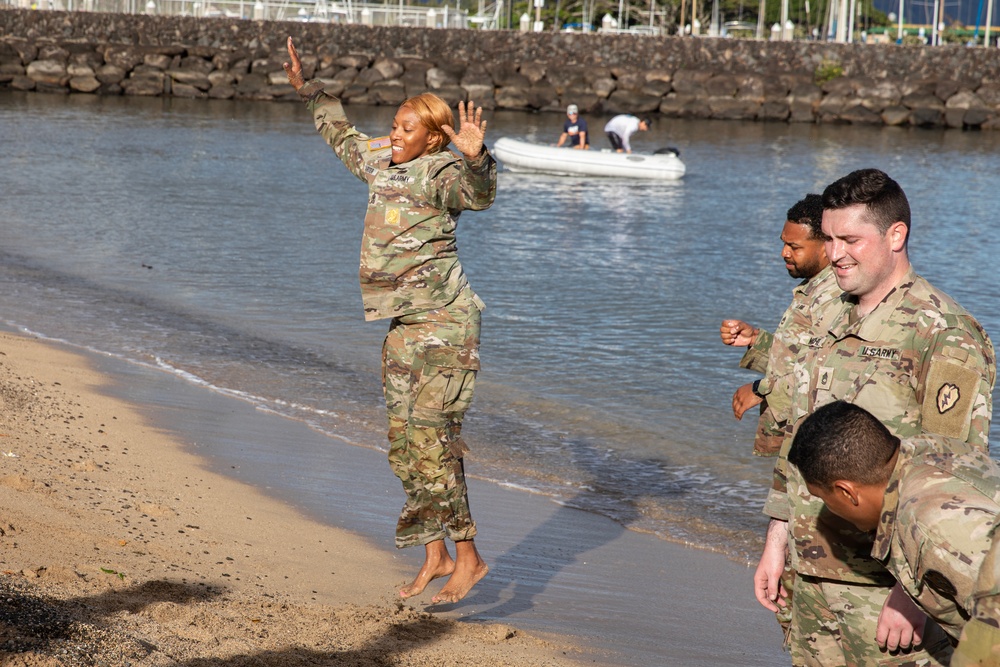 25th DSTB Leaders Beach PT