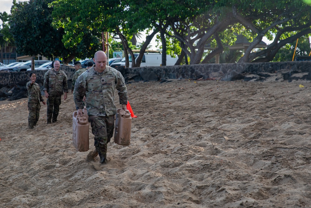 25th DSTB Leaders Beach PT