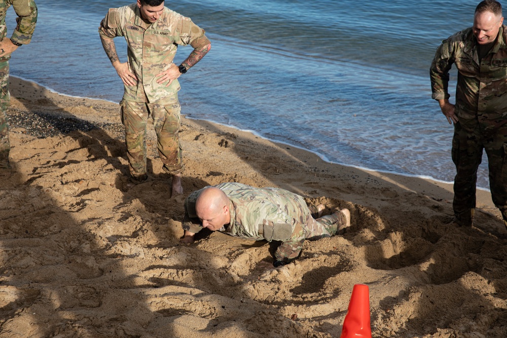 25th DSTB Leaders Beach PT