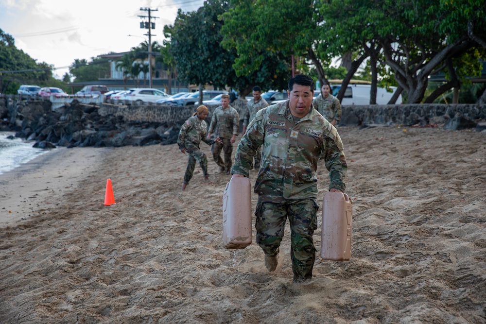 25th DSTB Leaders Beach PT