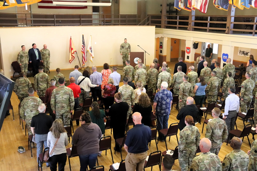 U.S. Army Garrison-Fort McCoy welcomes new command sergeant major during May change-of-responsibility ceremony
