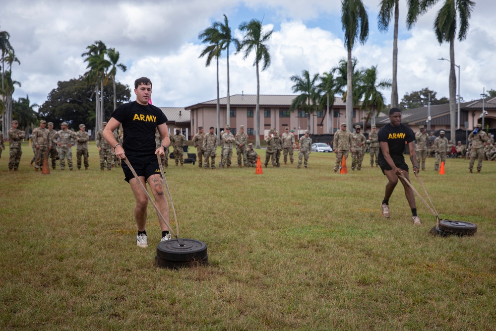 524th DSSB Companies Compete in AFT Event